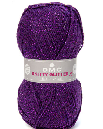 Fil à tricoter Knitty 4 Glitter DMC  - Mercerine