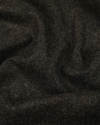 Tissu drap de laine gris foncé - Mercerine