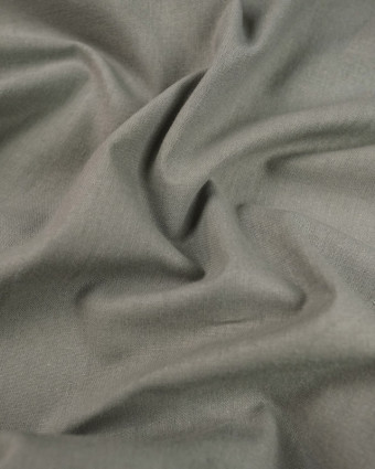Tissu coton uni gris beton Antoine - 10cm