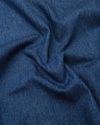 Jeans - Tissu au mètre - Denim Bleu Enzyme Apollo - Mercerine