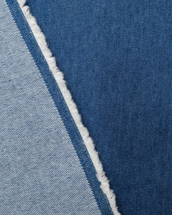 Jeans - Tissu au mètre - Denim Bleu Enzyme Apollo - Mercerine