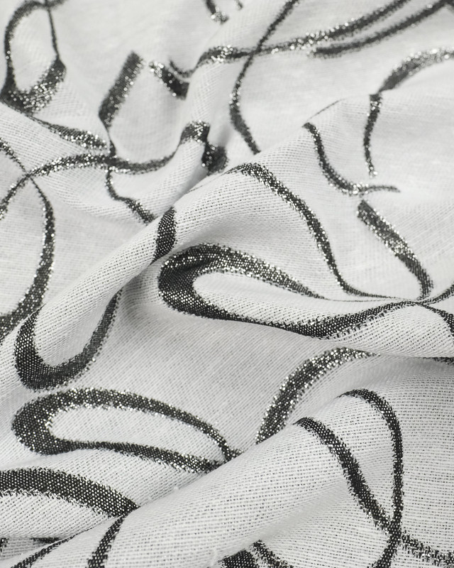 Tissu Jacquard Rubans   pour vos festivités - Mercerine