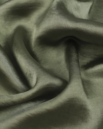 Tissu Satin Vert Une dernière Soirée - 10cm