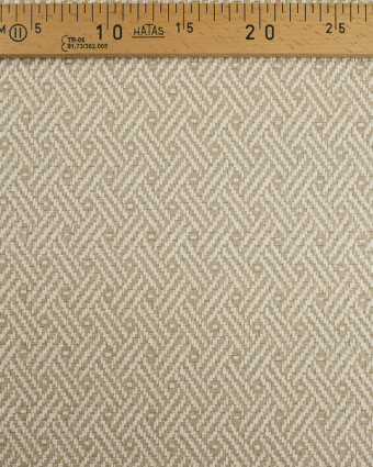 Simili Cuir Exterieur : tissu Cannage blanc - Mercerine