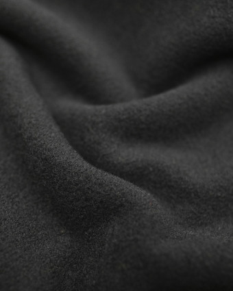 Tissu Lainage : noir - Mercerine