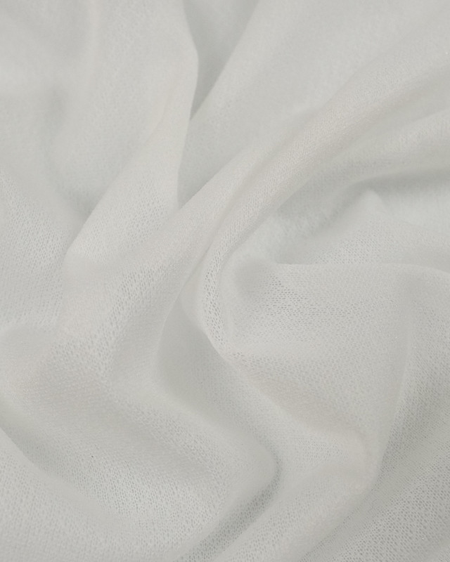 Tissu thermocollant thermocollant Poids léger 90 cm de large Blanc