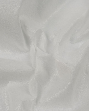 Entoilage thermocollant Oeko-Tex Viscose blanc - 10 cm