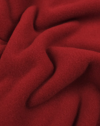 Drap de laine Rouge - 10cm