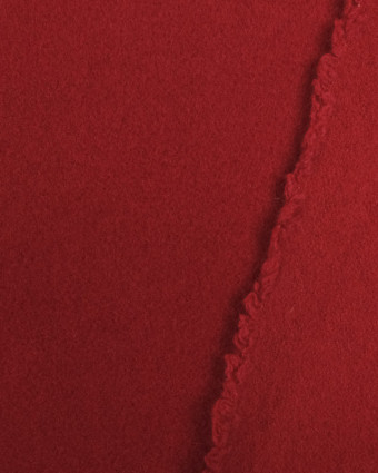 Tissu Drap de laine Rouge - Mercerine