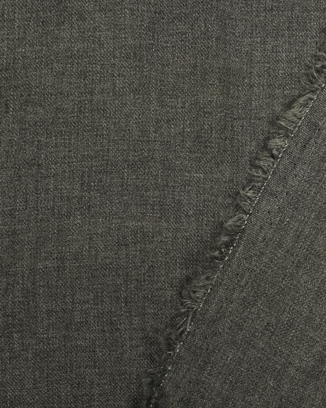 Tissu au mètre : Viscose chiné gris - Mercerine