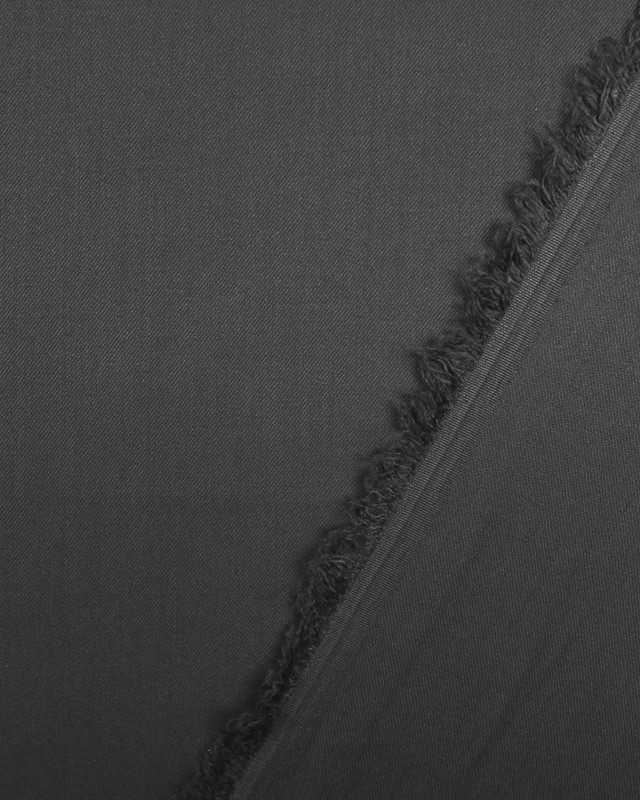 Tissu segé gris anthracite légèrement stretch - Mercerine