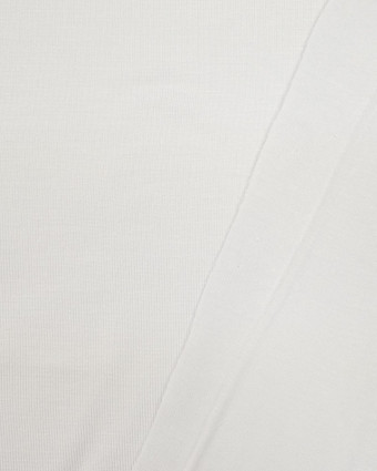 Jersey Tissu bambou blanc - Mercerine