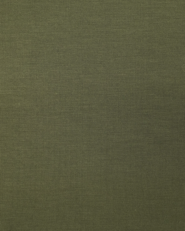 Jersey tissu bambou vert kaki - Mercerine