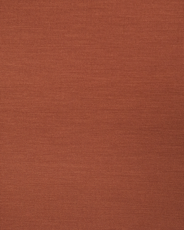 Tissu Jersey bambou Rouille- Mercerine