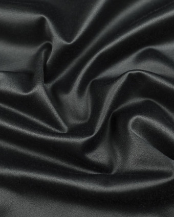 Satin Stretch noir - 10cm