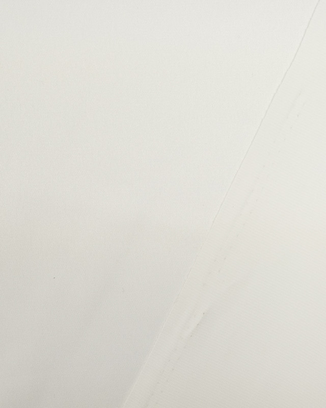 Tissu au mètre : satin léger blanc écru Lina - Mercerine