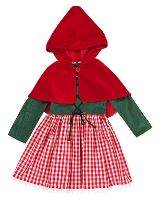 Princesse et chaperon rouge cape et robe : Burda 2356 - Mercerine