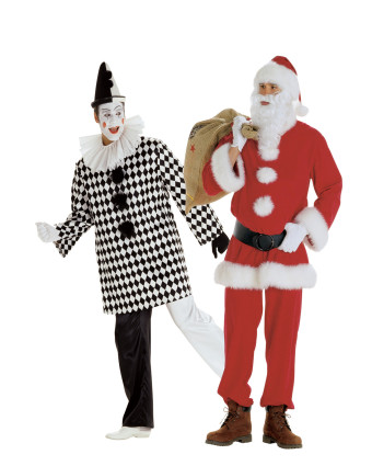 Patron costume père noel et pierrot ou clown : Burda 2466 - Mercerine