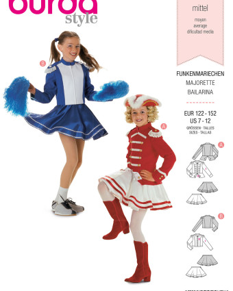 Patron majorette : Burda 2472 - Mercerine