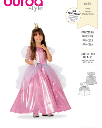 Déguisement robe de princesse : Burda 4364 - Mercerine