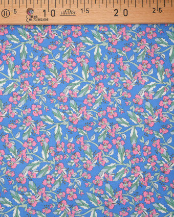 Tissu fleuri Coton  -10cm - Mercerine