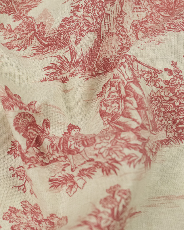 Tissu coton cretonne Atelier de couture - écru x 10cm