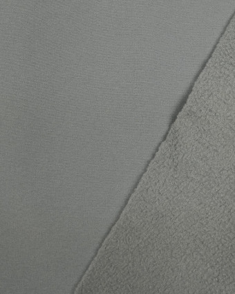 Tissu Softshell imperméable gris - 10cm
