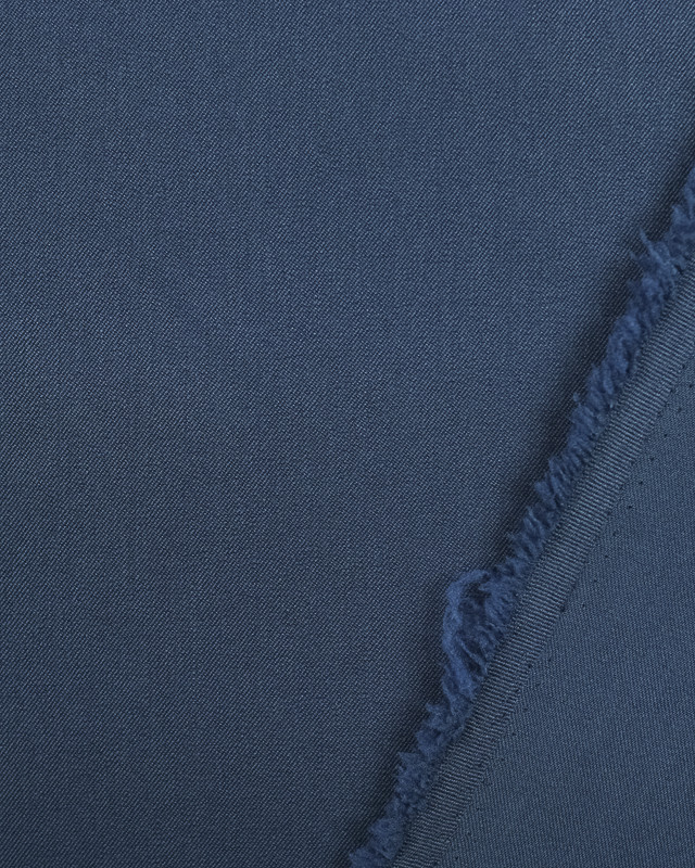 Tissu Jupe Veste Pantalon Prune : gabardine bleu - Mercerine