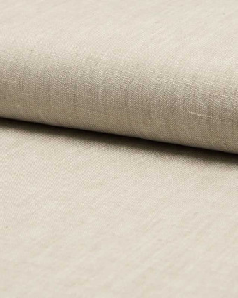  Tissu Lin chiné  beige -  Mercerine