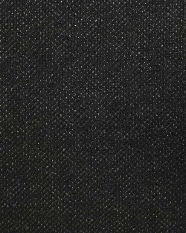 Tissu maille piqué double face gris foncé noir - Mercerine