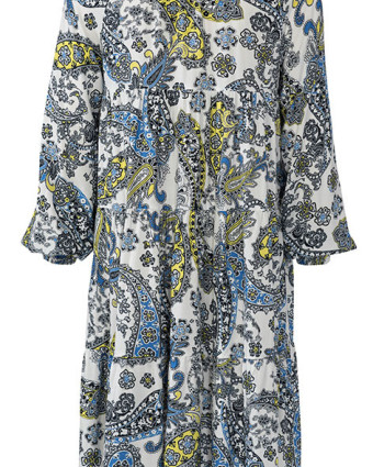 Patron femme robe / blouse volant à étages - Burda 6002