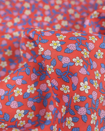 Tissu Liberty Fabrics strawberries b - Mercerine