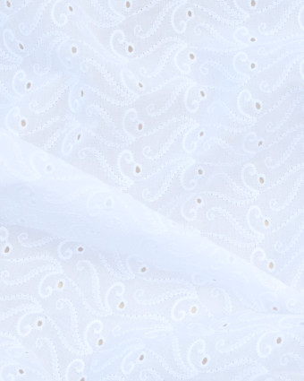 Broderie anglaise Blanc - Mercerine