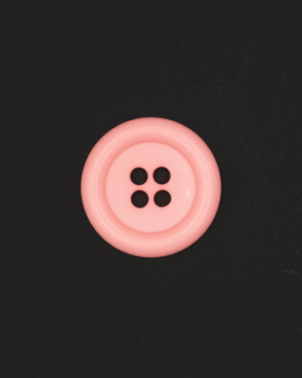 Grand Mercerie boutons : rose bourrelet 4 trous 36mm - Mercerine