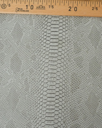 Tissu simili cuir ameublement dragon gris - Mercerine