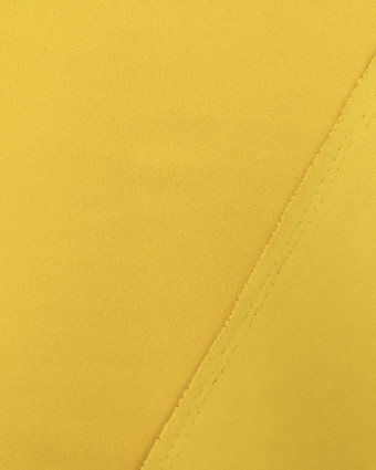 Tissu en ligne : Crêpe jersey extensible jaune - Mercerine