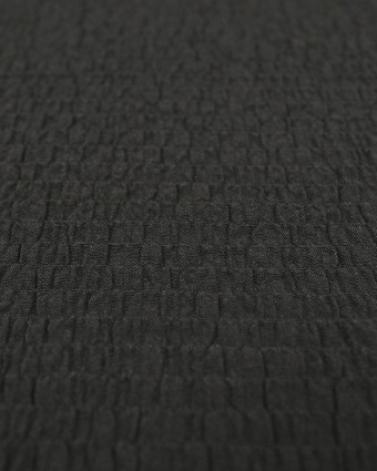 Tissu Tissu Smocké noir - Mercerine