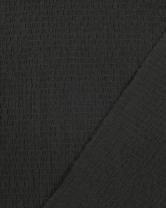 Tissu Tissu Smocké noir - Mercerine