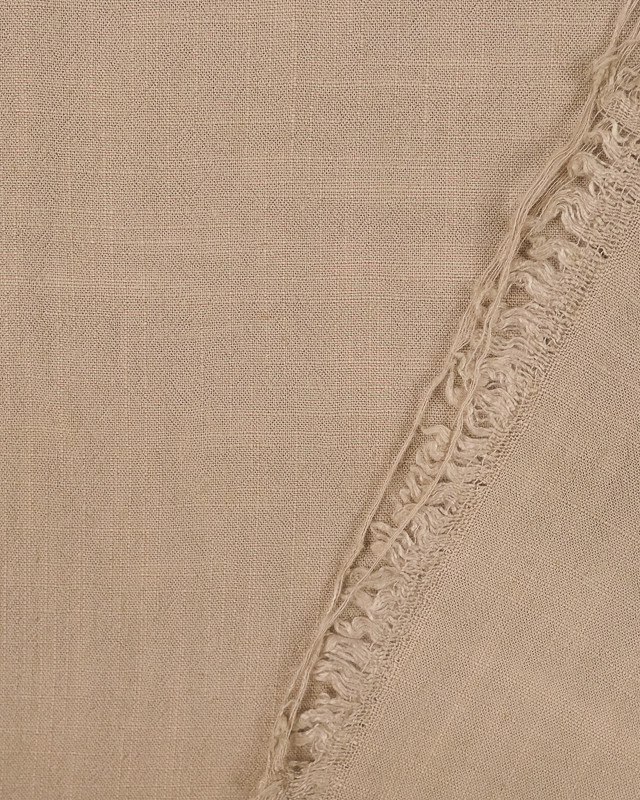 Tissu au mètre : Viscose Lin texturé beige - Mercerine