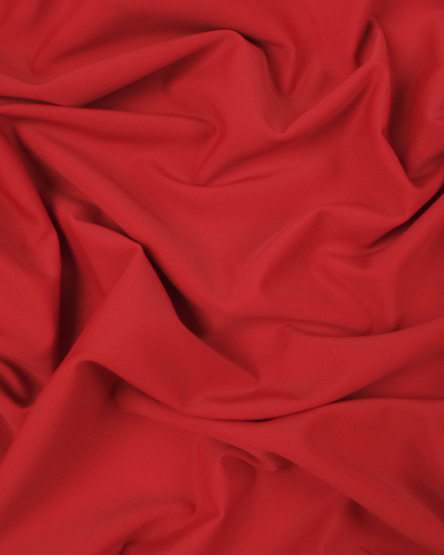 Lycra imprimé  uni rouge - Mercerine