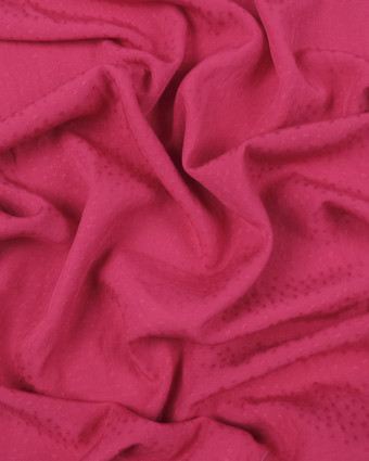 Viscose motif ton sur ton rose