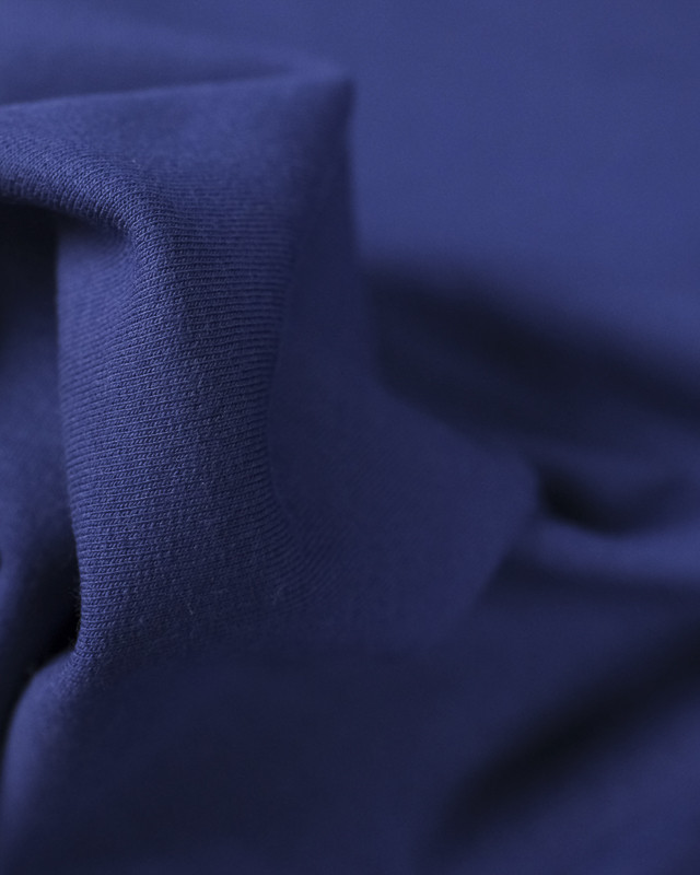 Magasin de tissu : Sweat molleton fin bleu royal - Mercerine