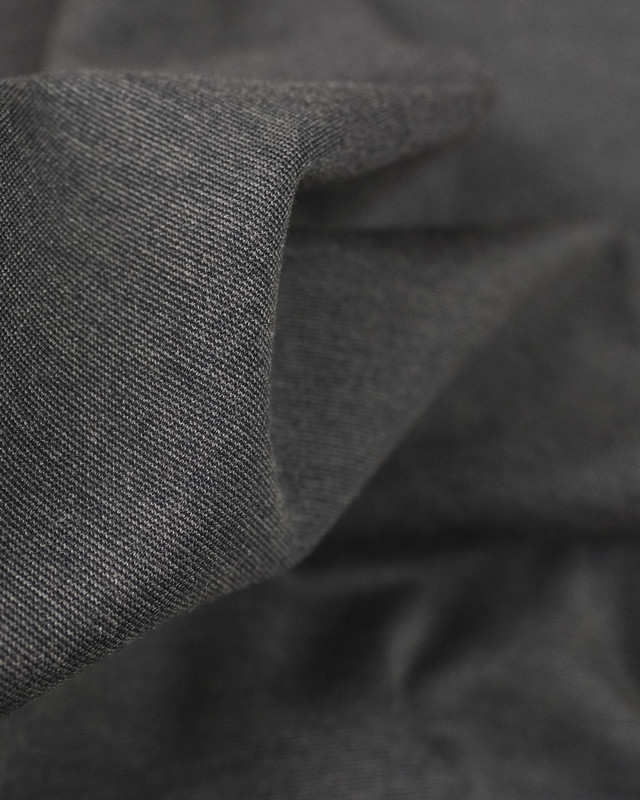 Tissu viscose stretch - Gris foncé - Tissu au mètre - Mercerine