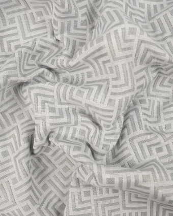 Jacquard géométrique vader gris