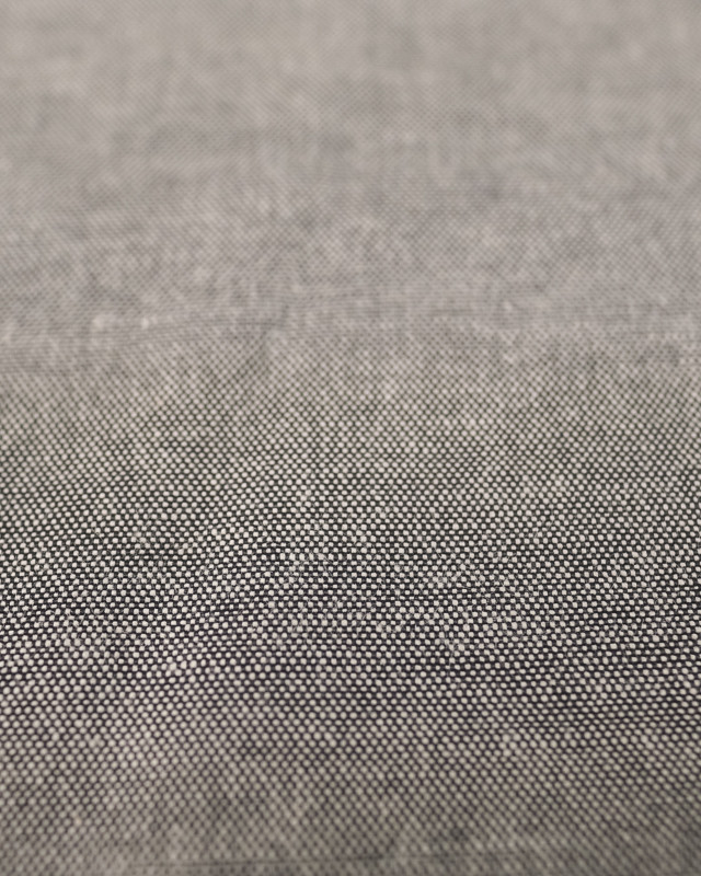 Tissu pour chemise : oxford gris chiné - Mercerine