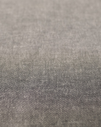 Tissu pour chemise : oxford gris chiné - Mercerine