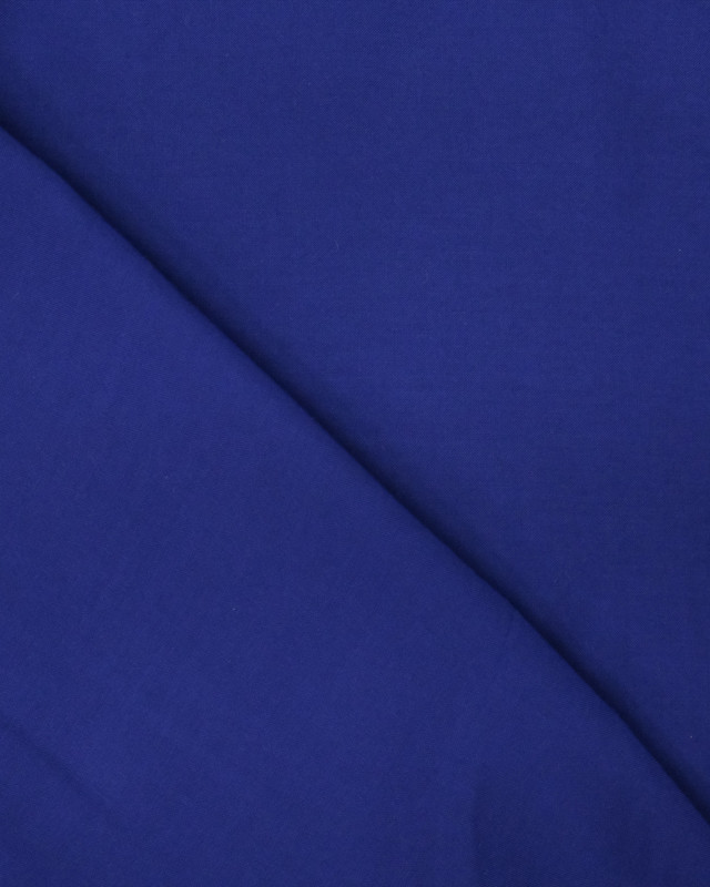 Tissu viscose au mètre : bleu roi Joanne - Mercerine