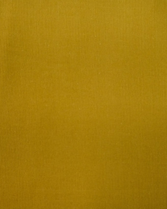 Tissu Velours Milleraies Rio Jaune