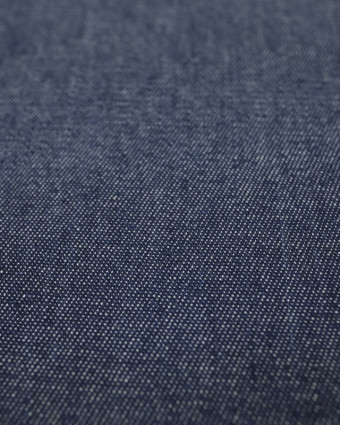 Tissu Jean Coton Bleu Fonce - Mercerine