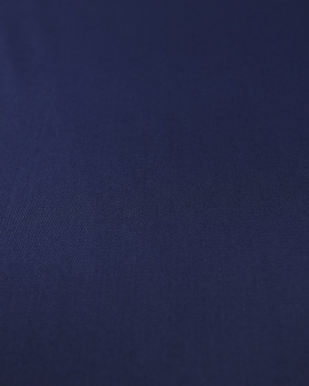 Tissu coton mélangé bleu marine - Mercerine